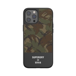 SUPERDRY MOULDED CASE CANVAS FOR IP 12 PRO MAX CAMOUFLAGE (GREEN)