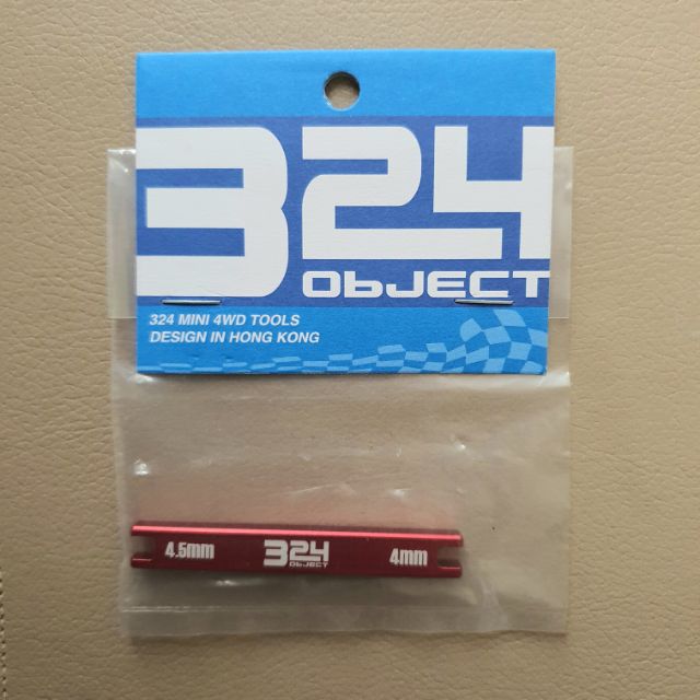 324 วัตถุหัตถกรรมเครื่องมือ Nut/ Locknut Driver HG อลูมิเนียม 4 มม./ 4.5 มม. (สําหรับ Tamiya Mini 4W