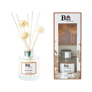 ✨HOT Item✨ ชุดน้ำหอมปรับอากาศ BUA กลิ่นมอสทะเล 80 มล. REED FRAGRANCE DIFFUSER BUA 80ML SEAMOSS น้ำหอมปรับอากาศ