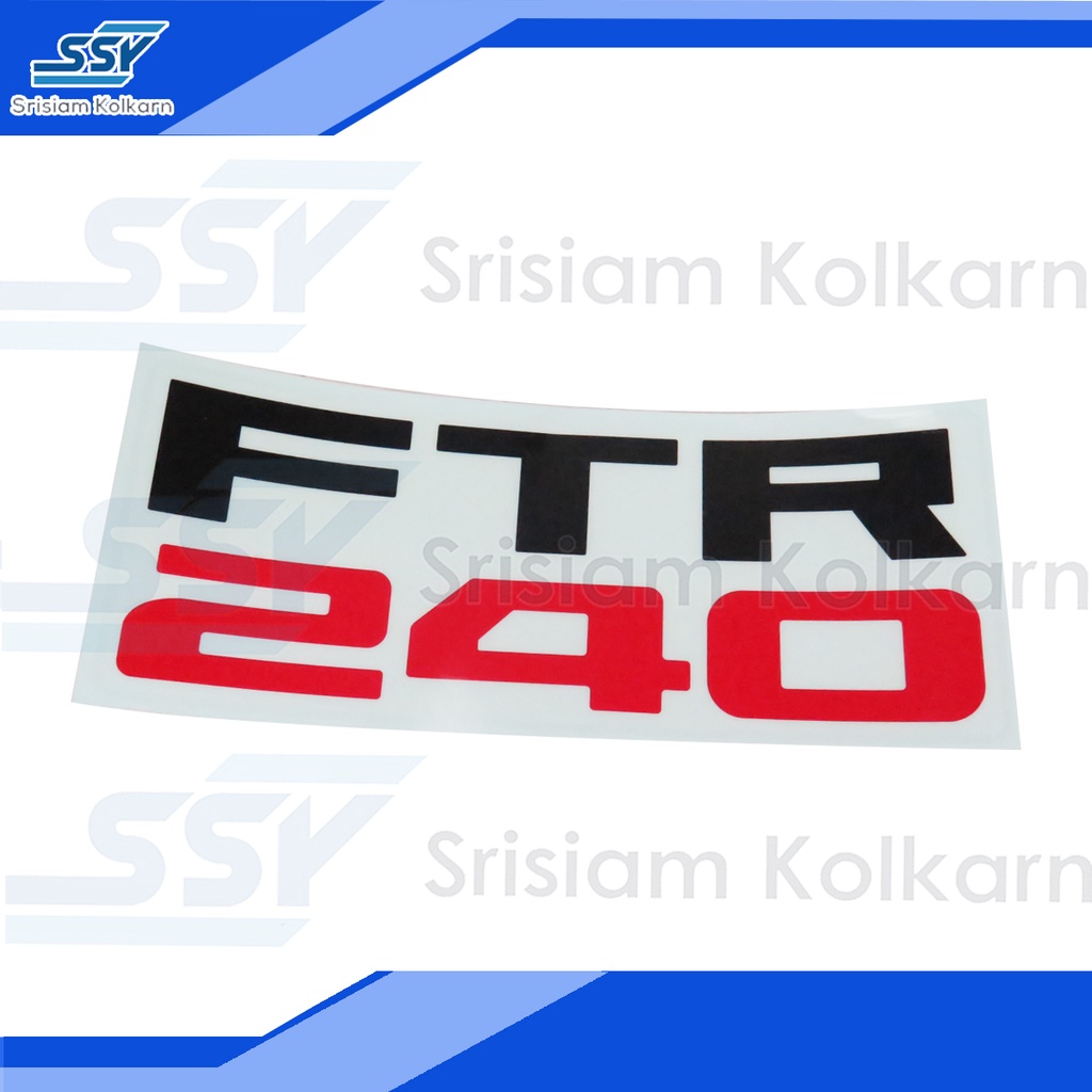 สติกเกอร์แผงหน้า FTR240/6ล้อ แท้ตรีเพชร "FTR~240" ( 8-97924300-T ) [48309622] ( 1 แผ่น )