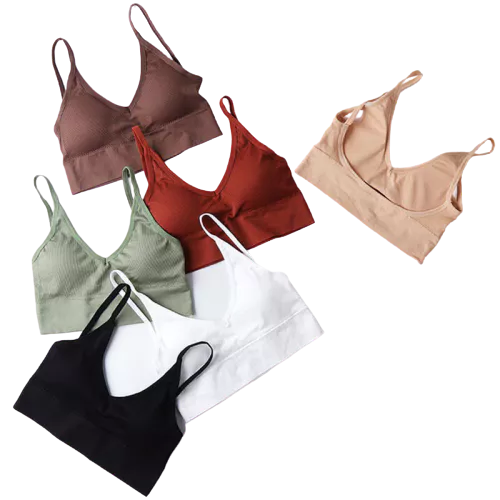 BRA01 สปอร์ตบรา เสริมฟองน้ำถอดได้ ฟรีไซส์ thumbnail 10