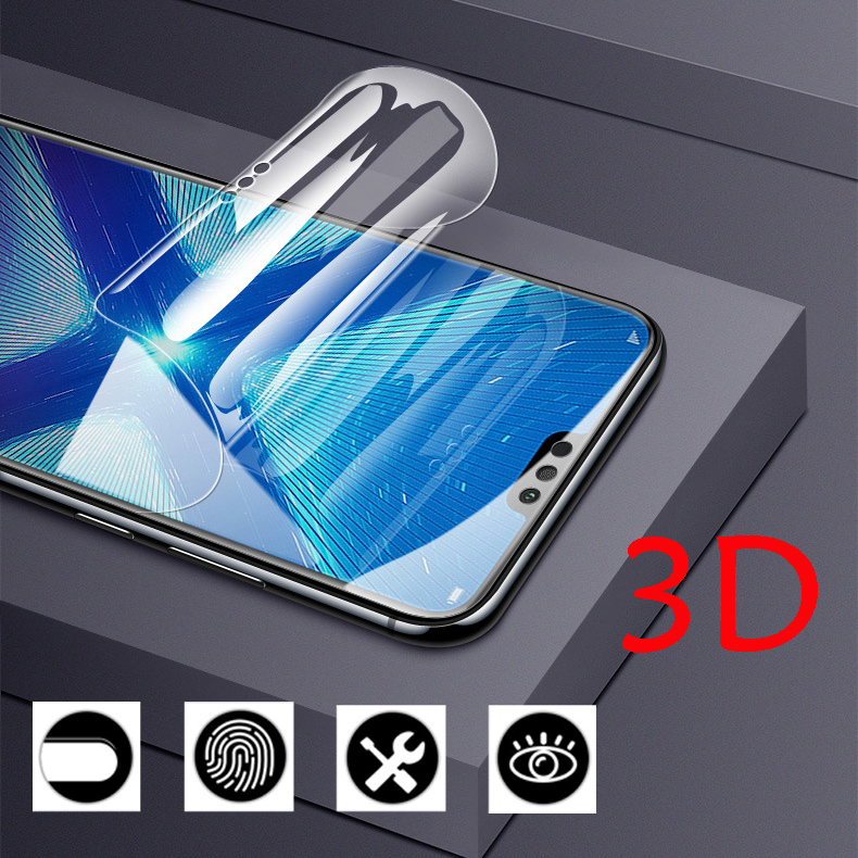 ตัวป้องกันหน้าจอ Anti Blueray สําหรับ Realme X3 Super Zoom X50 X50 Pro 5G Hydrogel ซิลิโคนอ่อนนุ่มเต