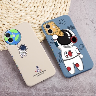 เคสโทรศัพท์มือถือ TPU ลายนักบินอวกาศ ป้องกันการกระแทก สําหรับ IPhone XR X XS 7 Plus 8 Plus 7 8 SE (2020) 6 Plus 6S Plus 6 6S