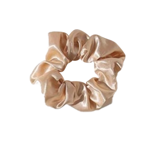 พร้อมส่ง ยางรัดผมผ้าซาติน โทนชมพู Plain Satin Scrunchie#WD048