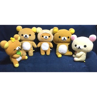 ตุ๊กตาRilakkuma korilakkuma ขนาด 15-20 นิ้ว San-X ญี่ปุ่น (เซต11)