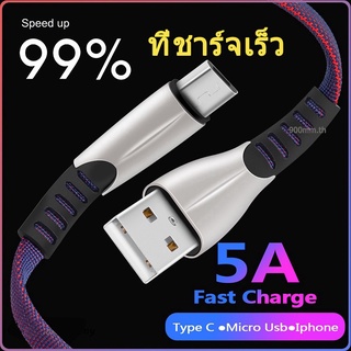 ยูเอสบี ชาร์จเร็ว 100% สายชาร์จแท้ 5A Type-C สำหรับ Xiaomi 11T Redmi หมายเหตุ 11 10 9 9s 9T Max Poco M3 X3 Pro 5G สายชาร์จ USB ได้อย่างรวดเร็ว