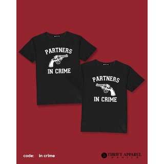 เสื้อยืด In Crime I | Thrift Apparel Couple Tees