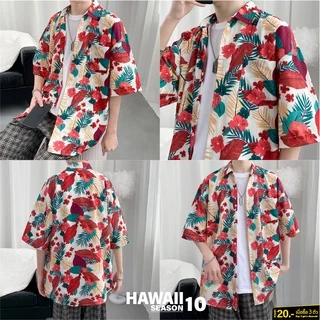 [ลดล้างสต๊อก] เสื้อฮาวาย เสื้อไปทะเล เสื้อฮาวายผู้ชาย เสื้อวินเทจ ผ้าใส่สบาย ไม่ร้อน เสื้อสงกรานต์ เสื้อเชิ้ตแขนสั้น