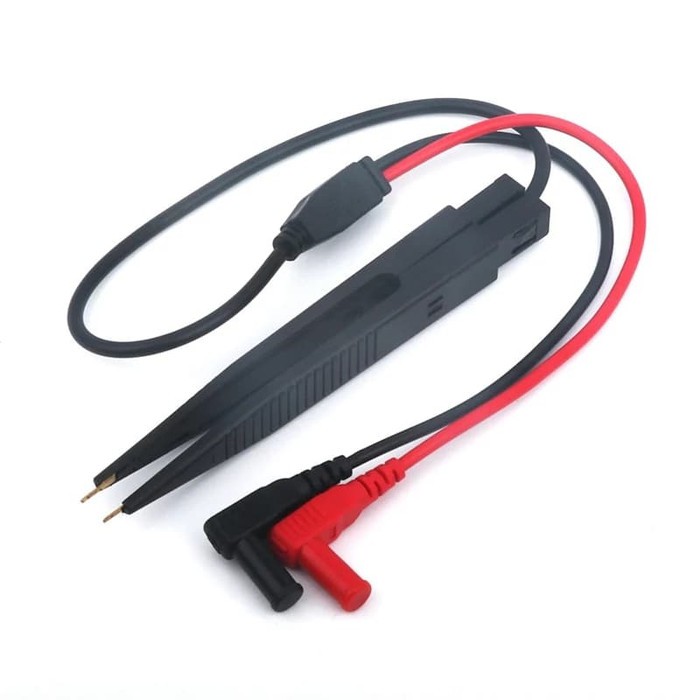 สายเคเบิลมัลติมิเตอร์โพรบสําหรับส่วนประกอบ SMD แหนบ LCR ESR Meter