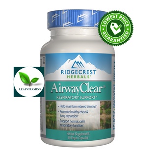 Ridgecrest Herbals  AirwayClear / 60 Vegan Capsules