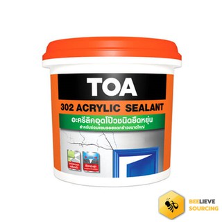 TOA 302 Sealant อะคริลิกอุดโป๊วชนิดยืดหยุ่น