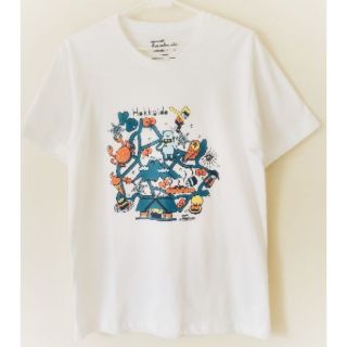 DRG เสื้อยืดพื้นขาวลาย HOKKAIDO