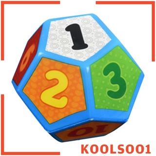 [Koolsoo1] ลูกเต๋าโพลีเฮดดอล PU อุปกรณ์เสริมการเรียนรู้ สําหรับเล่นเกม