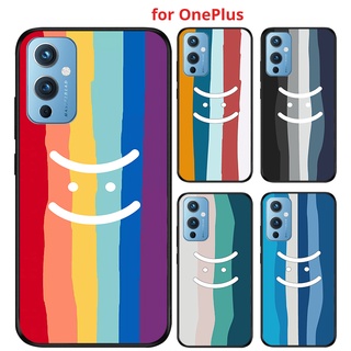 เคส OnePlus Nord N10 N2 CE N200 7 8 8T 9 9R นิ่ม ลายหน้ายิ้ม สําหรับ