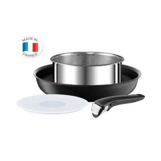 TEFAL ชุดเซตเครื่องครัว  Ingenio 4 ชิ้น รุ่น L3349453 สีดำ ผลิตในประเทศฝรั่งเศษ