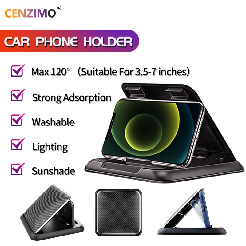 เซนซ์โม ที่วางโทรศัพท์มือถือในรถยนต์สากล / ขายึดแผงหน้าปัดกันลื่นโทรศัพท์ จีพีเอส / ในขาตั้งสมาร์ทโฟนในรถยนต์