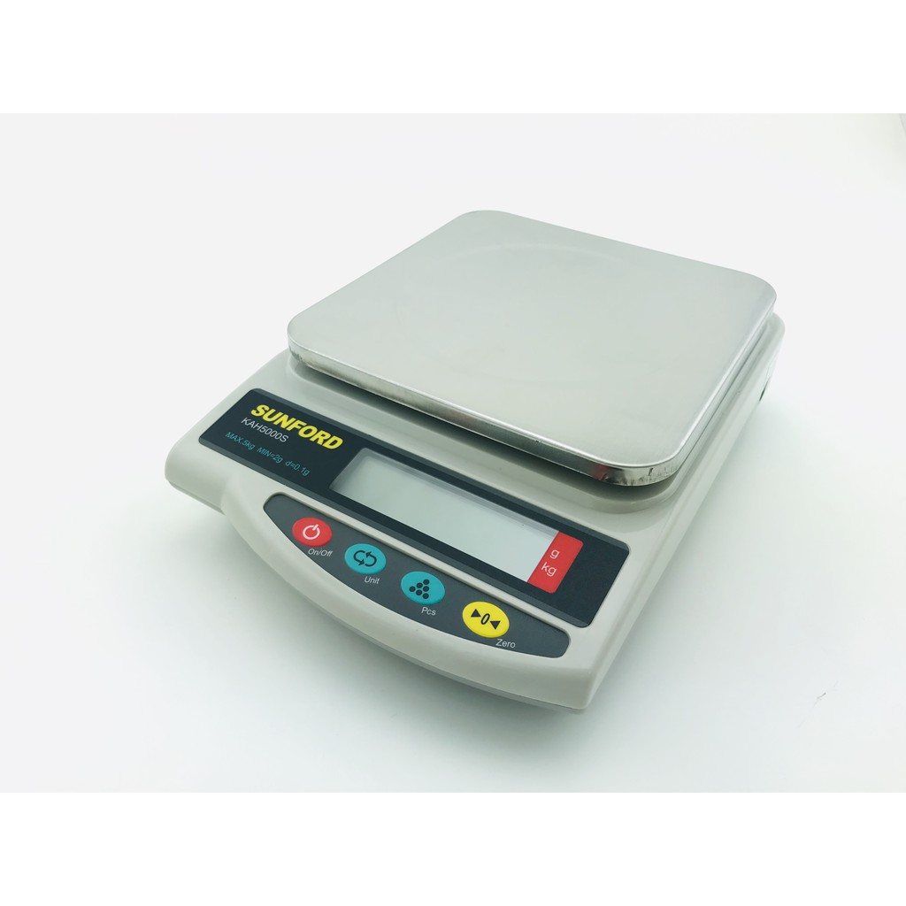 เครื่องชั่งดิจิตอลความละเอียดสูง SUNFORD KAH-5000S พิกัด 5 กิโลกรัม ละเอียด 0.1 กรัม รูปที่ 3