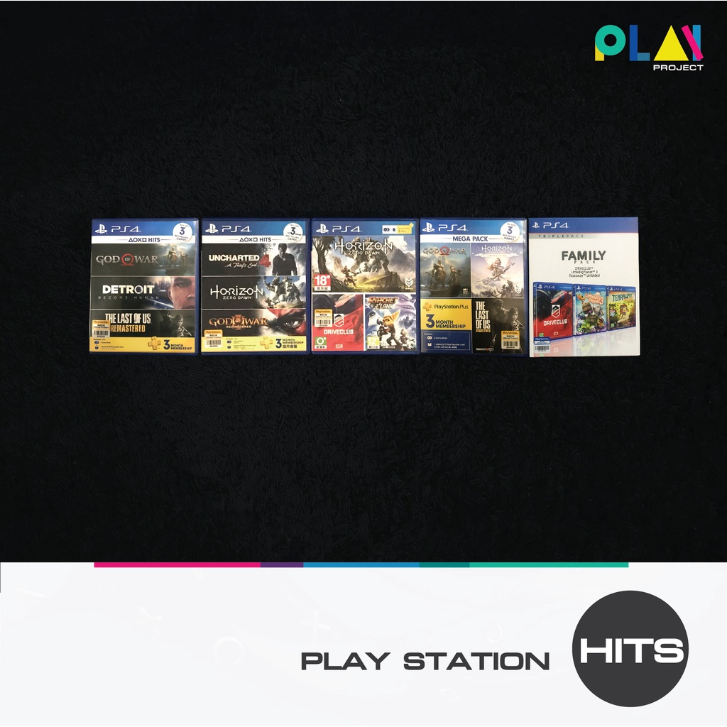 เกม PS4 มือสอง กว่า 100 เกม (Playstation Hits)  [มือสอง] [มือ2] [รวมเกม] [เกม Playstation]