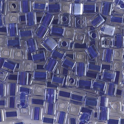 Square 4mm # 239 ลูกปัดแก้ว Miyuki Beads ทรงสี่เหลี่ยม เม็ดบีด