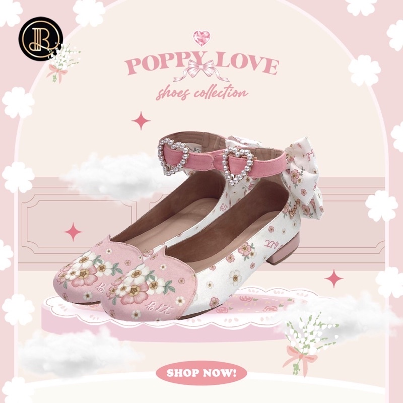 Poppy Love : BLT รองเท้าทำพิเศษ ลายน่ารัก ทรงสวยปังมากกก