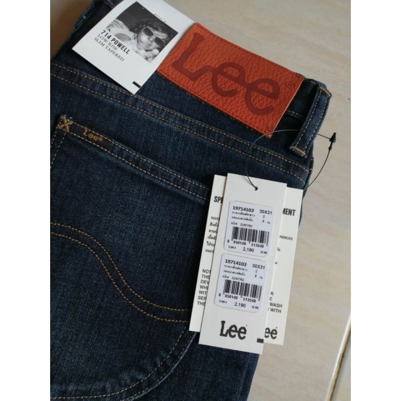 lee 714 powell low rise slim tapered