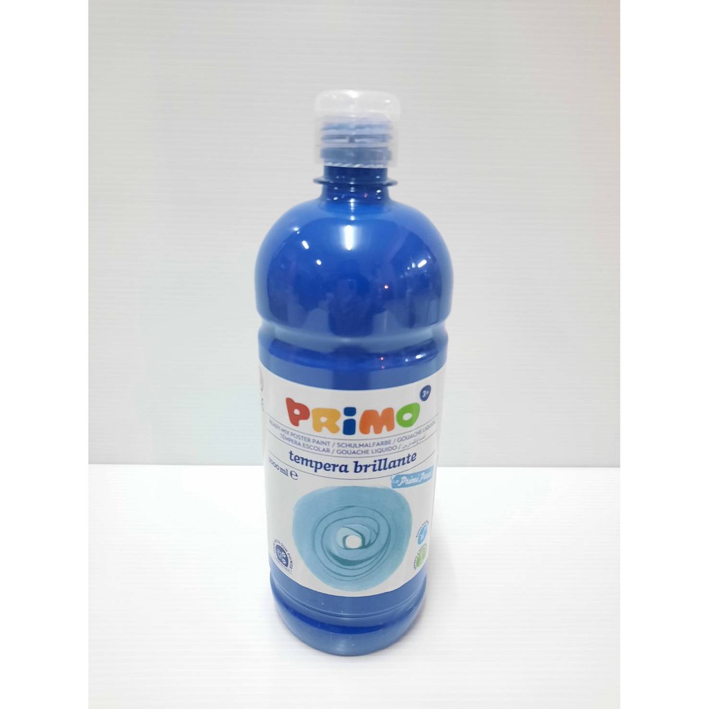 (KTS)สีโปสเตอร์ PRIMO Ready-mix Beginner"s P/M 1000ml. 500 Ultramarine สีน้ำเงิน