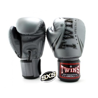 Twins Special Boxing Gloves FBGVS3-TW6 GREY BLACK