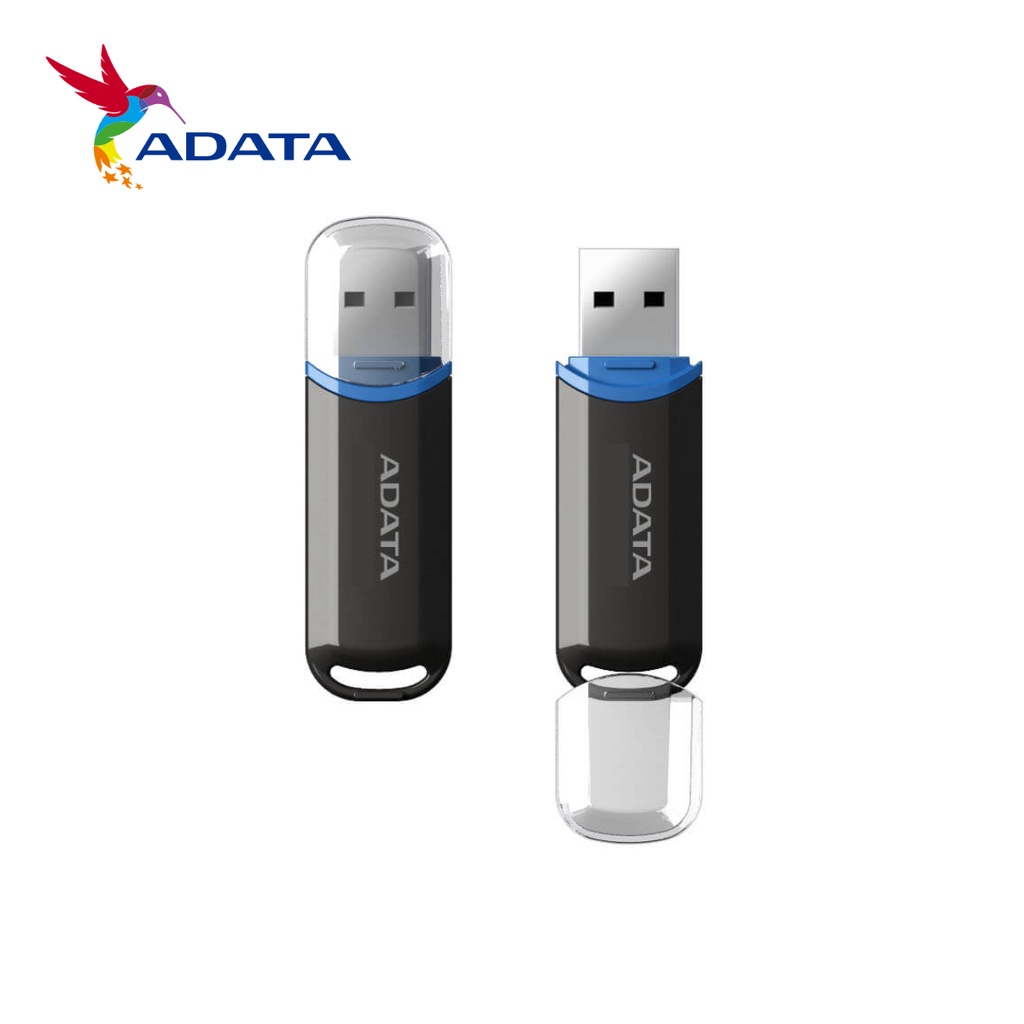 Adata (แฟรชไดร์ฟ) รุ่น C906 USB Flash Drive 2.0 64GB สีดำ - UFD C906-64GB-RBK (Black) #3