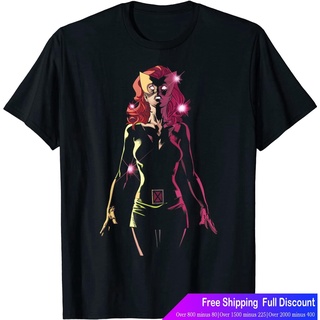 Marvelเสื้อยืดแขนสั้น Marvel X-Men Jean Grey Epic Trance Stance Graphic T-Shirt Marvel Sports T-shirt#Xj