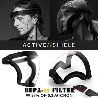 🔥พร้อมส่ง🔥 Active Shield ป้องกันน้ำลาย ลดการติดเชื้อ