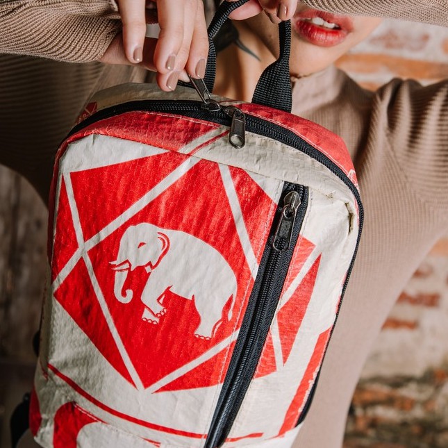 คิดจากถุง - กระเป๋าถุงปูน รักษ์โลก SCG Messenger Bag - 07 (BSMG-07)