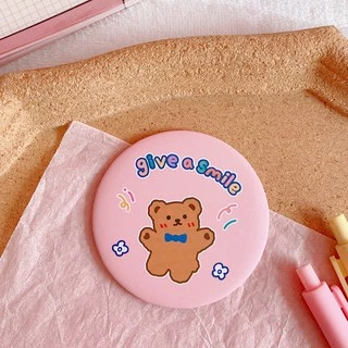 กระจกลายใหม่!! กระจกพกพา น่ารักน่าใช้ น้ำหนักเบา พกพาง่าย ลายน่ารักสดใส กระจกแบบพกพา ร้อมส่งในไทย