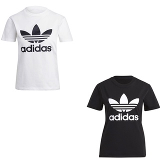 Adidas Collection อาดิดาส เสื้อยืด สำหรับผู้หญิง OG W Adicolor Trefoil TEE GN2896 BK / GN2899 WH (1000)