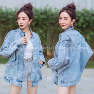 แจ็คเกตยีนส์เท่ห์ๆ ทรงสวยมากค่ะ