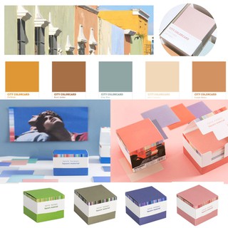 กระดาษโน๊ตหลากโทนหนัง เมือง ไล่เฉดสี ในสไตล์คุณ