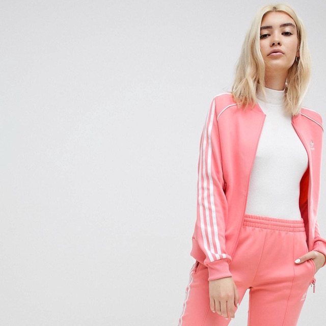 Adidas SST TRACK JACKET &amp; Pants in pink