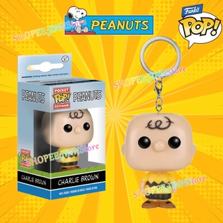 Jinn Funko Pop PEANUTS พวงกุญแจไวนิล ของเล่น CHARLIE BROWN ตุ๊กตา ของสะสม โมเดล ของเล่น พวงกุญแจ กระเป๋า Funko