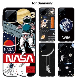 เคส SAMSUNG A04S A13  A23 A33 A53 A73 A03 A72 A52 A52S A12 M12    โทรศัพท์ ลาย การ์ตูนอวกาศ สำหรับ