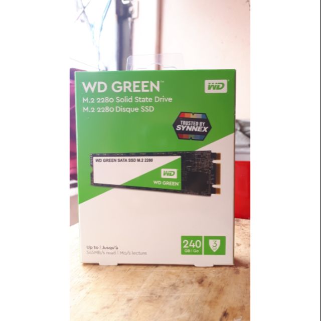 240 GB SSD (เอสเอสดี) WD GREEN SATA M.2 2280