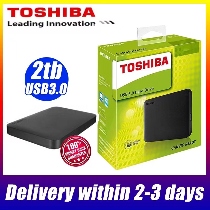 New Toshiba Hard Disk Portable 1TB 2TB 4TB Laptops External Hard Drive disco duro externo A3 HDD 2.5