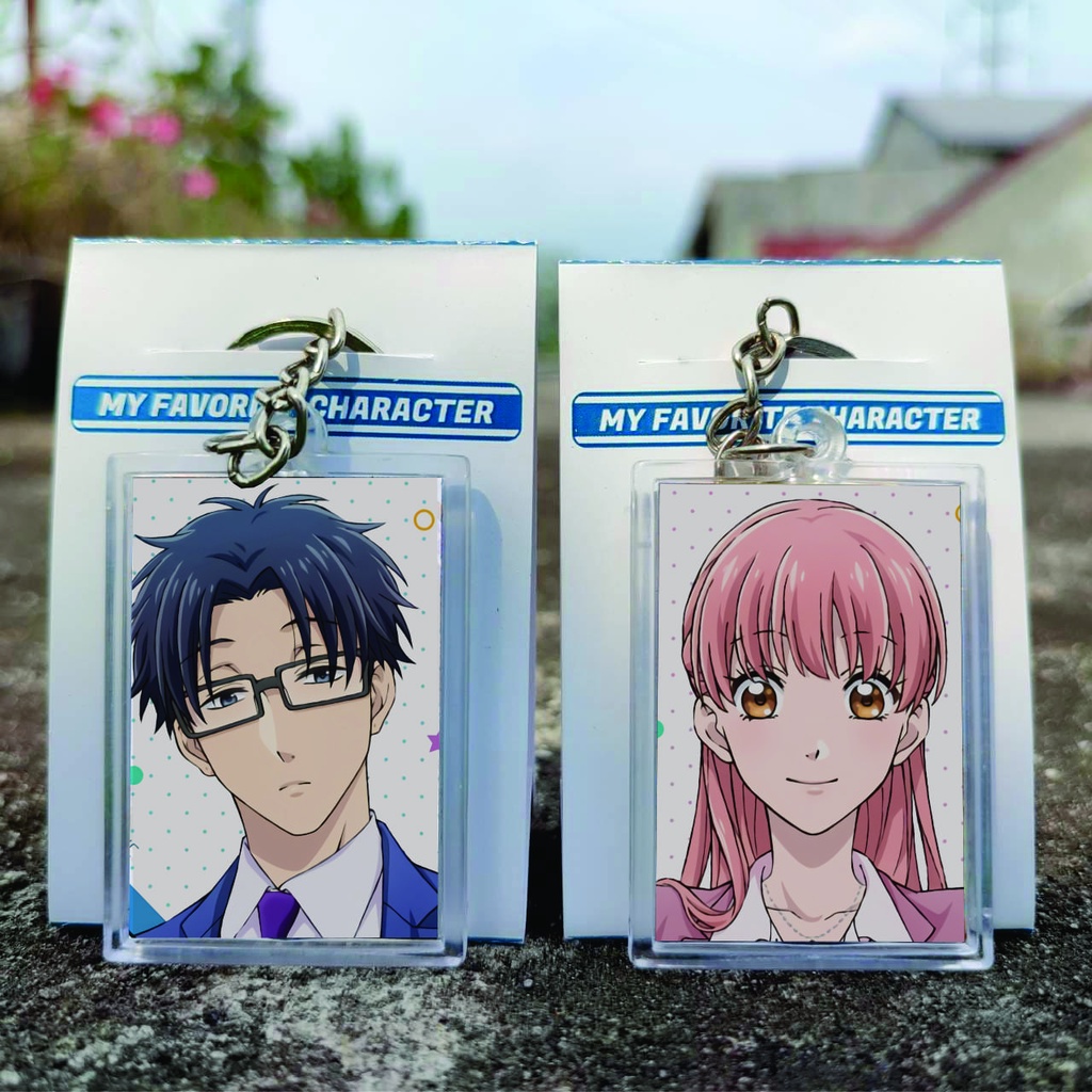 GANTUNGAN พวงกุญแจอะนิเมะ Wotaku ni Koi wa Muzuashii - Ganci Anime - พวงกุญแจ - Hiroshi - Narumi - K