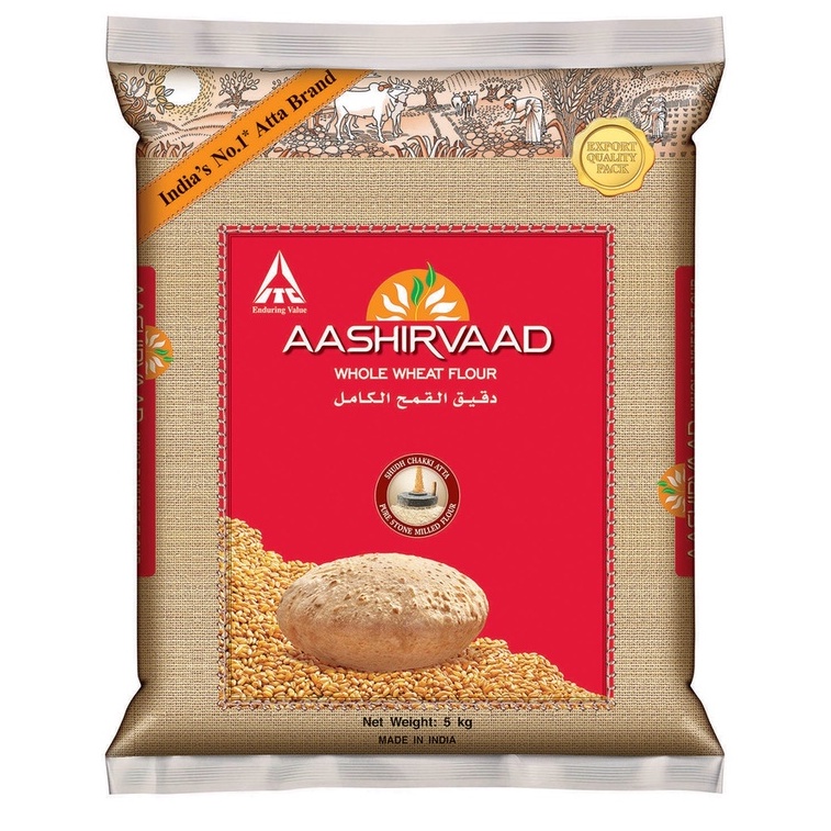 ITC Aashirvaad Whole Wheat Flour 5kg