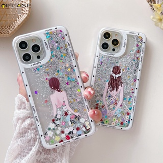 เคสโทรศัพท์มือถือ มีทรายไหล ลายดอกทิวลิปน่ารัก ประดับกลิตเตอร์ วิบวับ สําหรับ OPPO A16 A56 A53 A53s A92s A92 A72 A52 A91 A9 A5 A32 A33 A31 2020 A12 A12e A11K A8 A7 A5s A3s