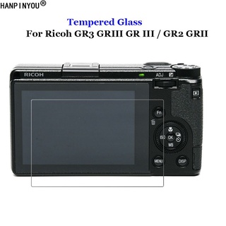 For Ricoh GR3 GRIII GR 3 Mark III GR2 GRII II 2 Camera Anti-scrached Clear Tempered Glass 9H 2.5D LCD Screen Protector Explosion-proof Film Toughened Guard