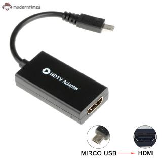 mt mhl micro usb to hdmi 1080 p hdtv สายเคเบิ้ลอะแดปเตอร์สําหรับ samsung g