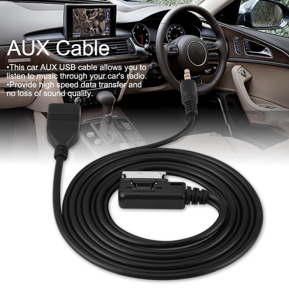 [READY STOCK] อะแดปเตอร์สาย USB AUX สำหรับ Mercedes Benz C 63