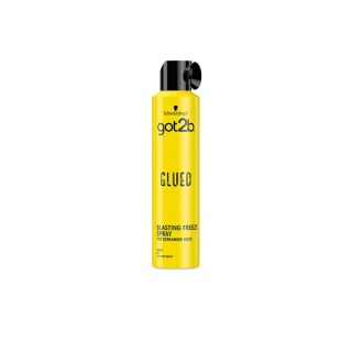 Schwarzkopf Got2b Glued Blasting Freeze Spray สเปรย์จัดแต่งทรงผม สูตรกลู บลาสติ้ง ฟรีซ 300 มล.