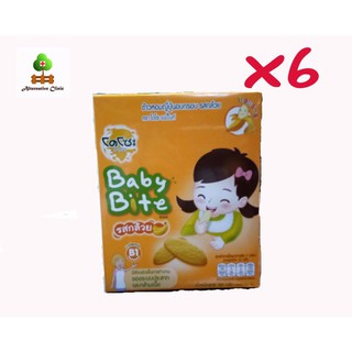 ดโซะ เบบี้ไบท์ ข้าวหอมญี่ปุ่นอบกรอบรสกล้วย 24 ชิ้น 6 กล่อง (Dozo Baby Bite Banana Flavoured Rice Cracker 24pcs) 6 boxes