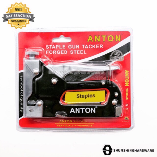 ANTON เครื่องยิงแม็กซ์  เครื่องมือช่างยิงบอร์ด ก้าอี้ ไม้ หนัง พลาสติก ผ้า CR-V