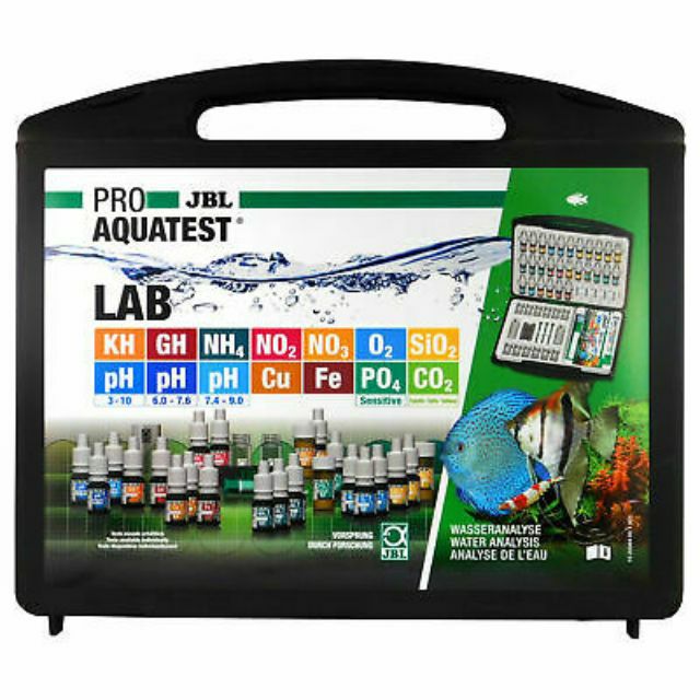 Water Paramater Pro Lab Fresh/Marine Test Kit pH Ammonia Nh3 No2 No3 Test JBL